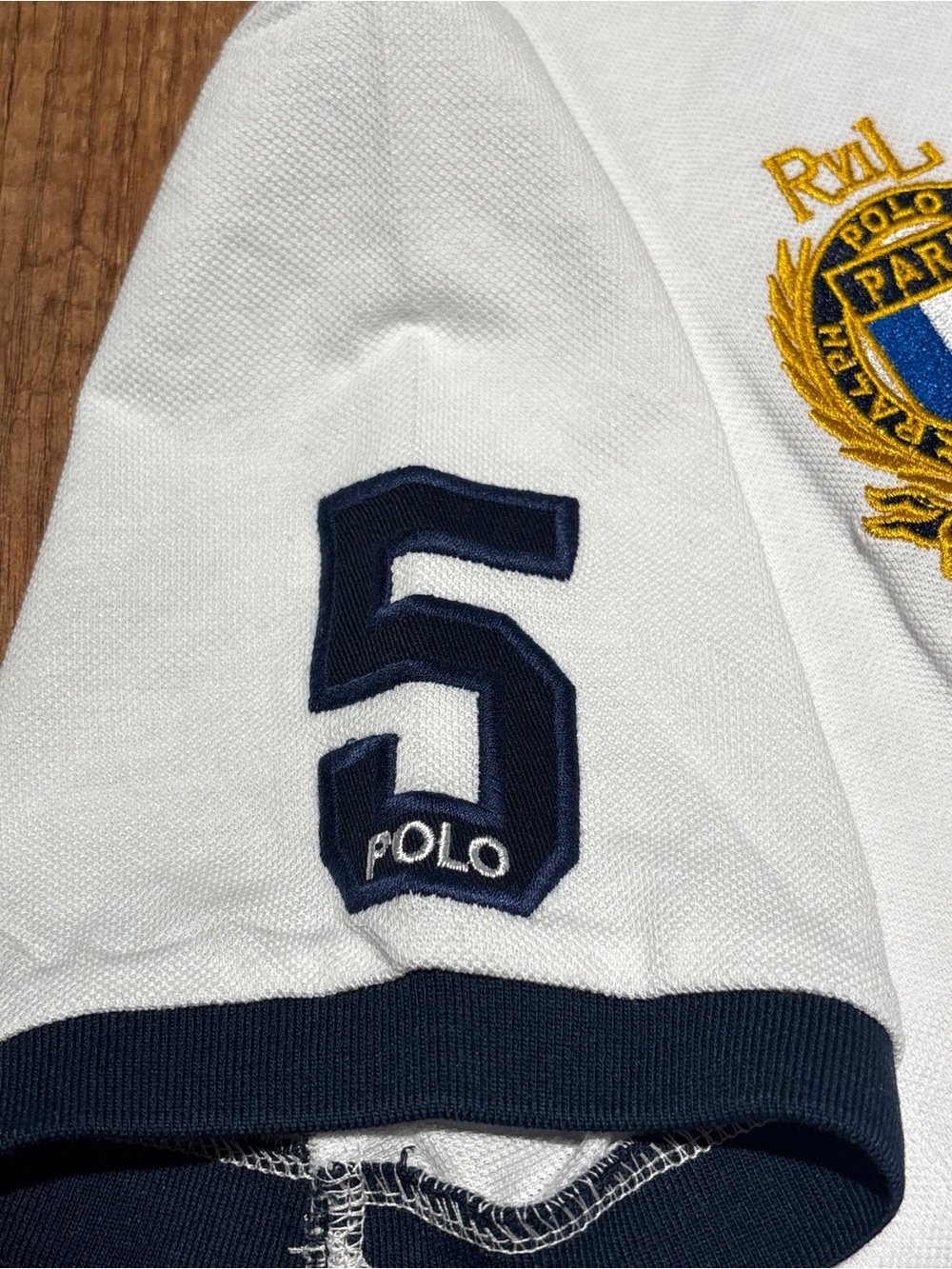 Polo Ralph Lauren Custom Slim Fit Paris White Polo Shirt Brand New - Picture 8 of 16